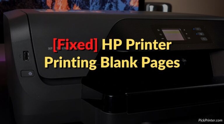 HP Printer Printing Blank Pages