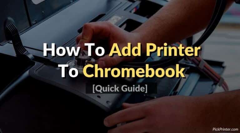 How To Add Printer To Chromebook