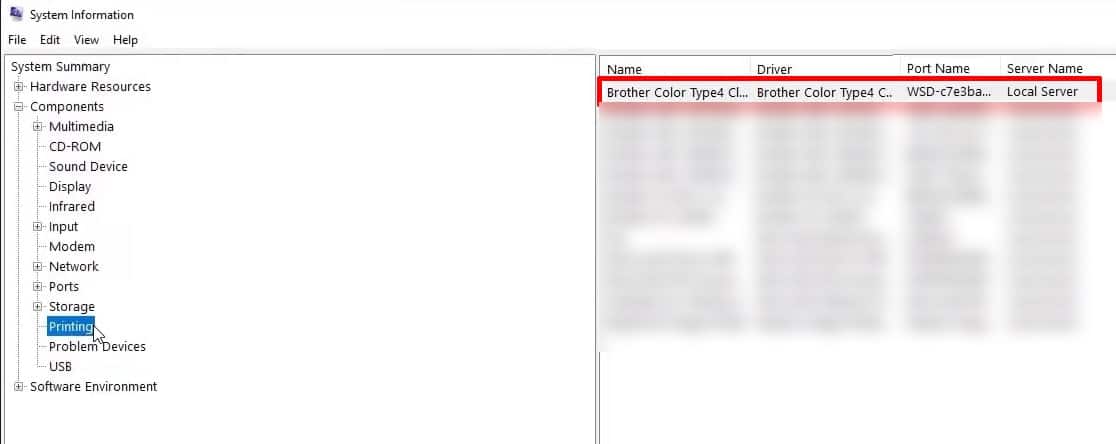 Step-4 Locate Offline Brother Printer