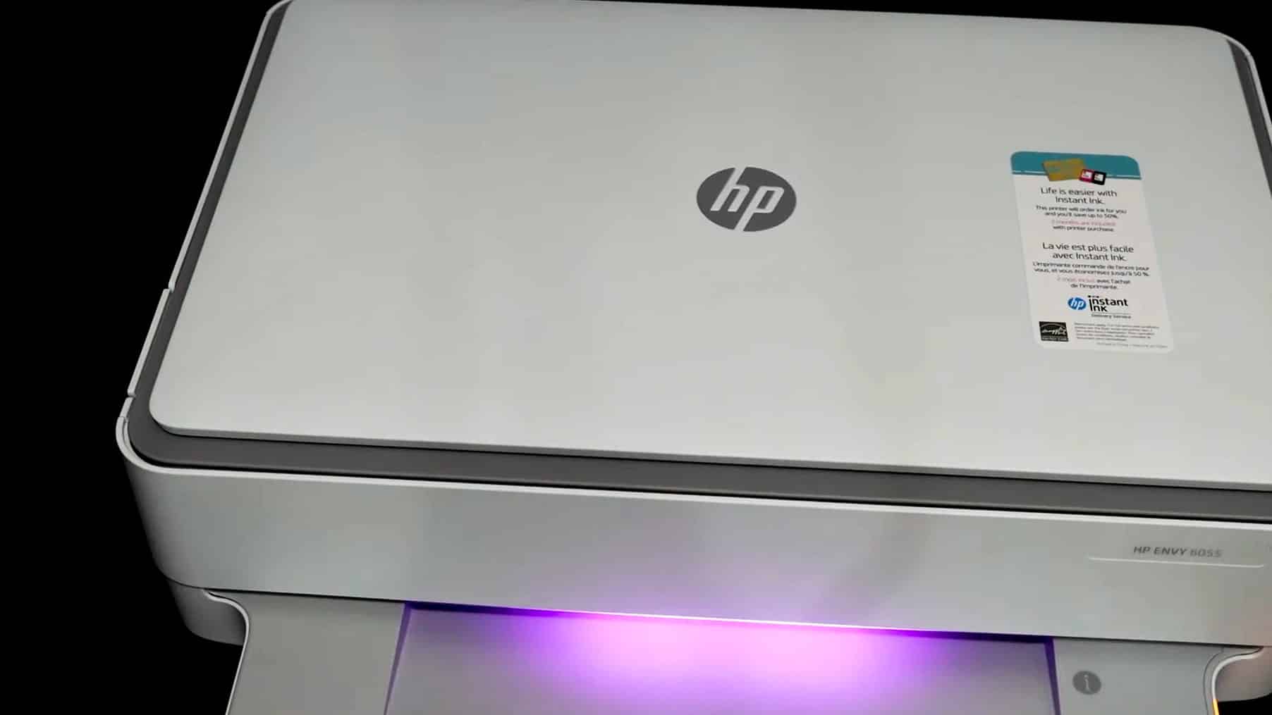 Blue Light Shows HP Envy 6000 Printer Reset Successfully