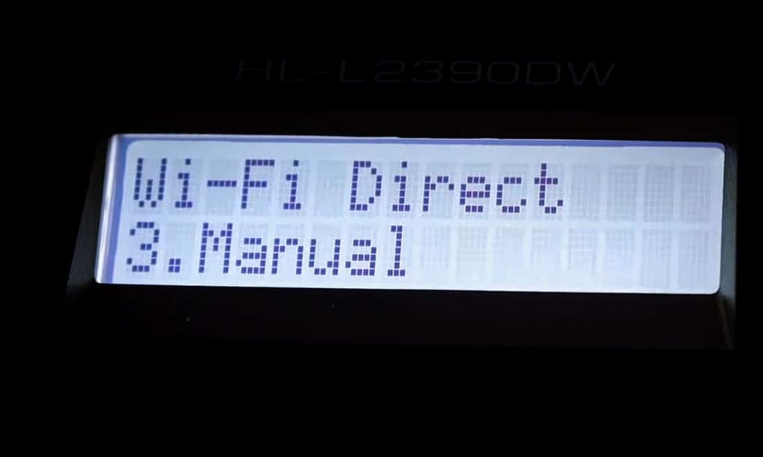 Select Manual under WiFi Direct