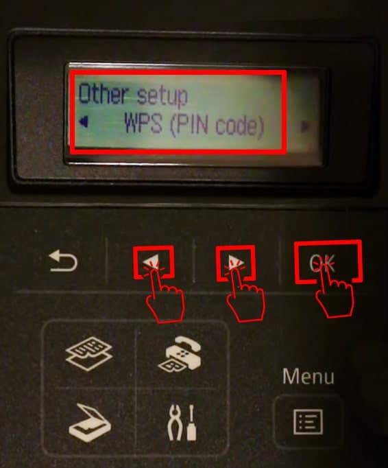 Choose WPS PIN Code on the screen