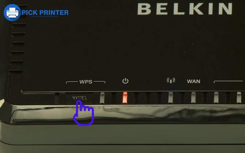 Press WPS Button On Router
