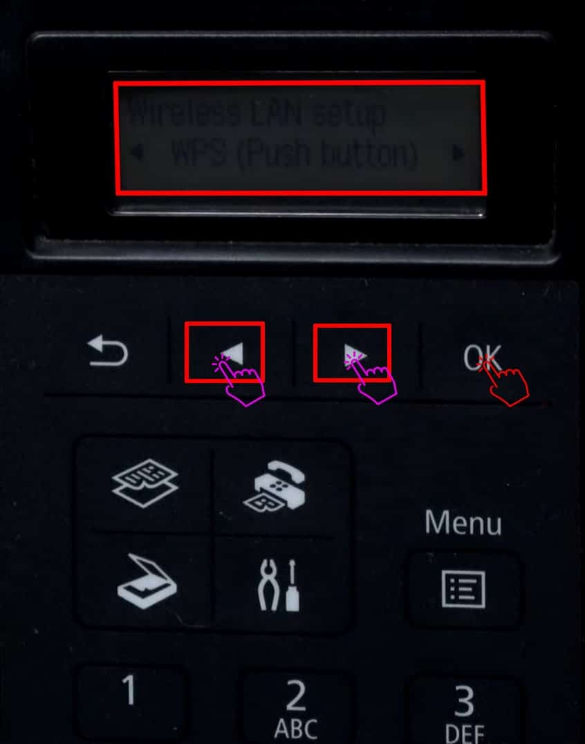 Navigate to WPS (Push Button)